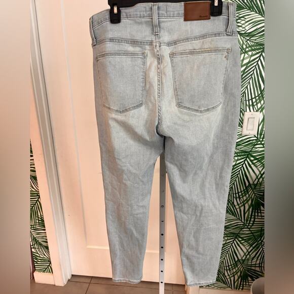 Madewell 9" Mid-Rise Skinny Crop Jeans in Coolmax® Denim Edition Size 30 - Picture 7 of 14